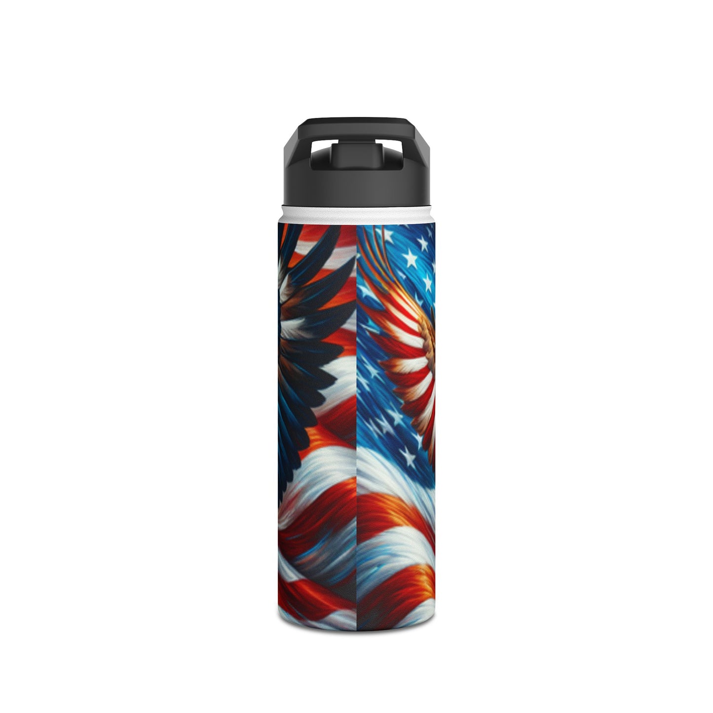 Stainless Steel Water Bottle, Standard Lid (Eagle)
