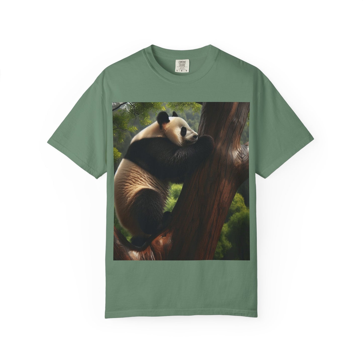 Unisex Panda Climbing T-Shirt - Nature Lover Gift