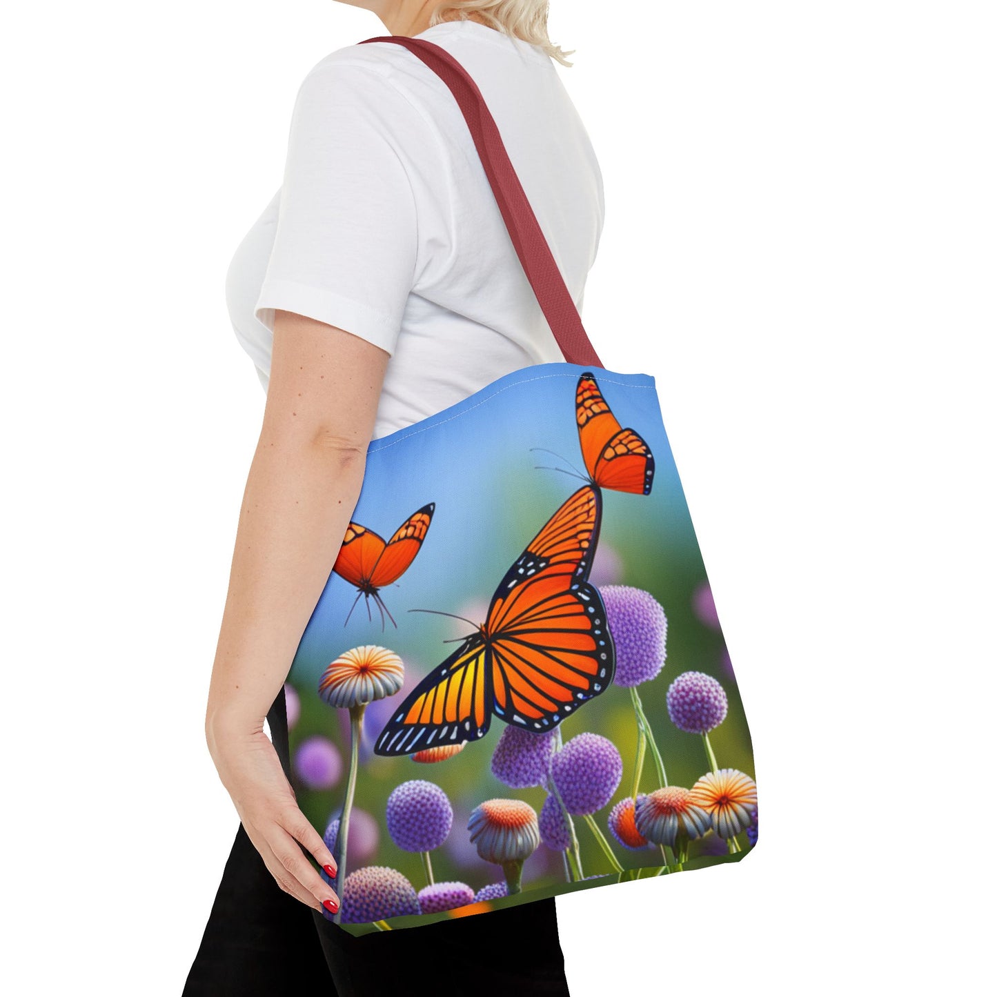 Tote Bag (AOP) (Butterflies)