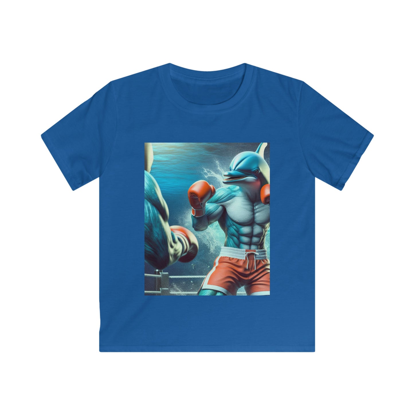Kids Softstyle Tee (Boxing Dolphin)