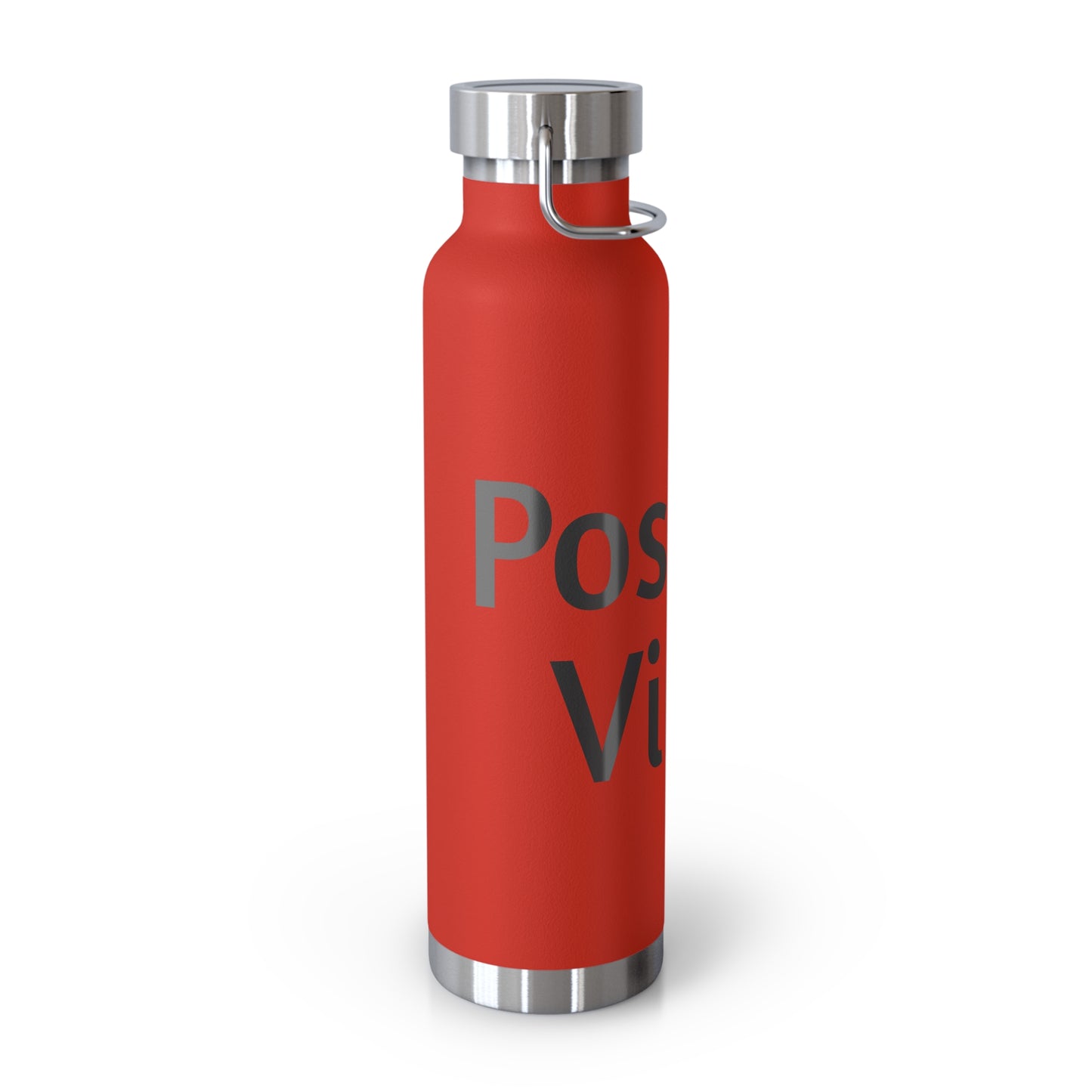 Copper Vacuum Insulated Bottle, 22oz (Positive Vibes)