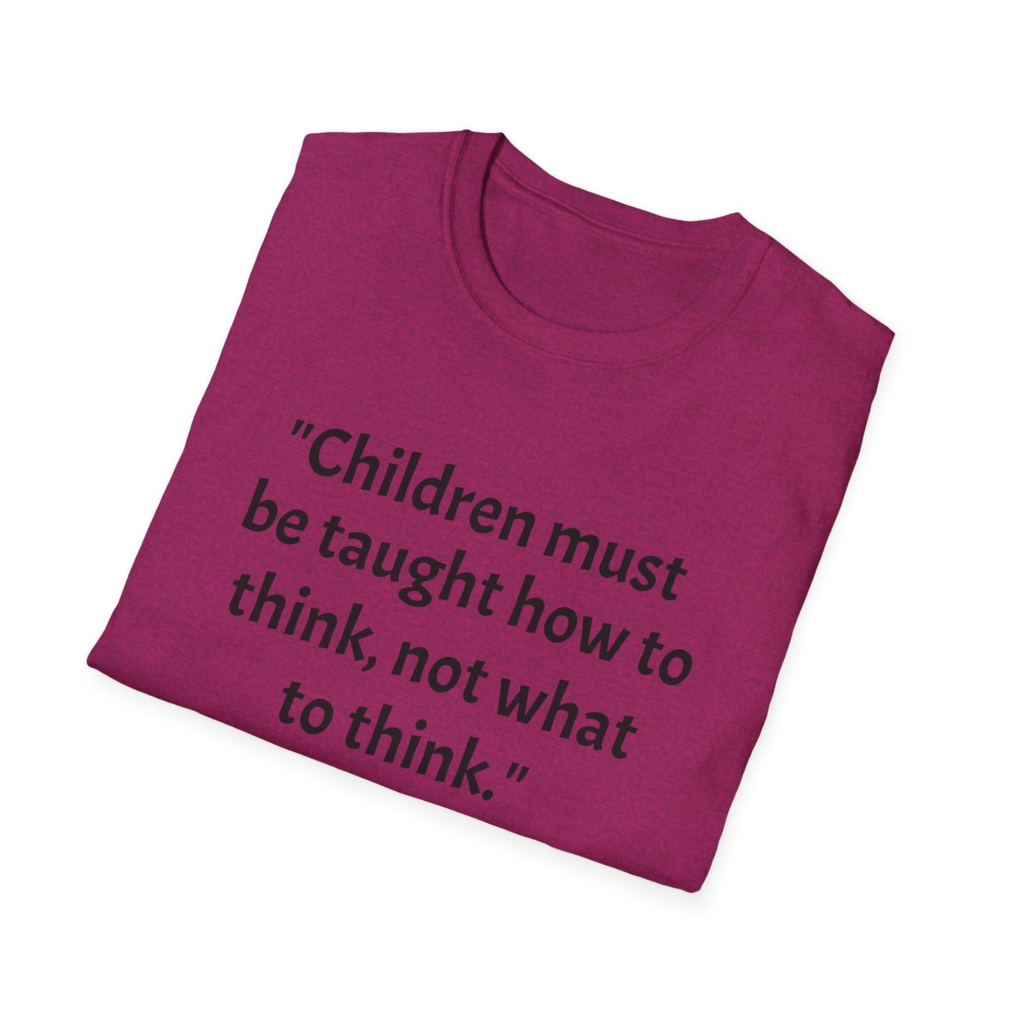 Unisex Softstyle T-Shirt (How to think)