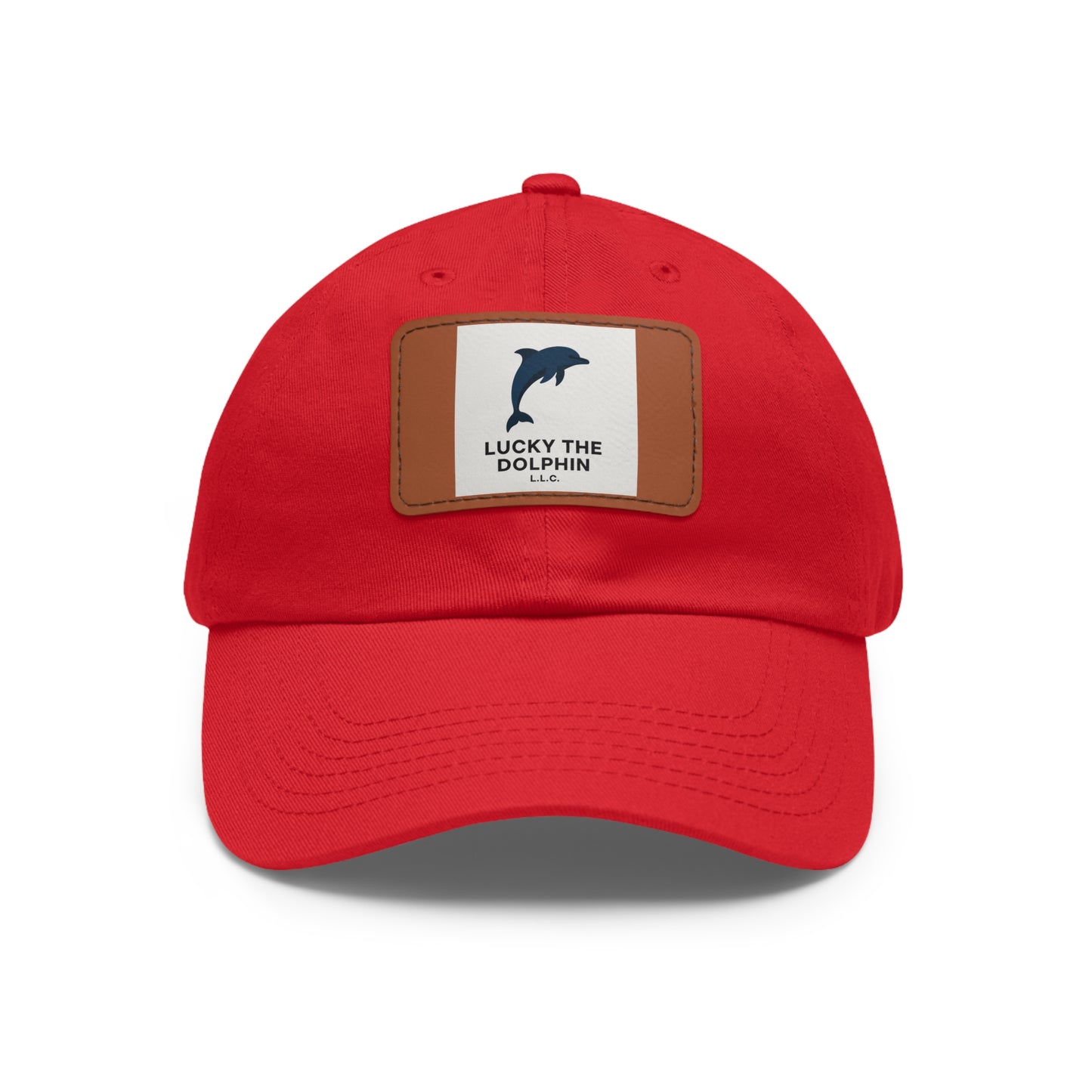 Lucky the Dolphin LLC Signature Logo Hat – Classic Comfort, Bold Style