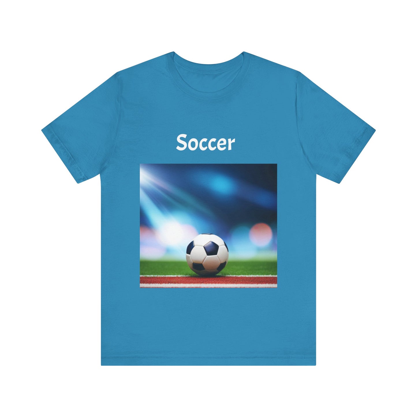 Unisex Jersey Short Sleeve Tee (Soccer Ball)