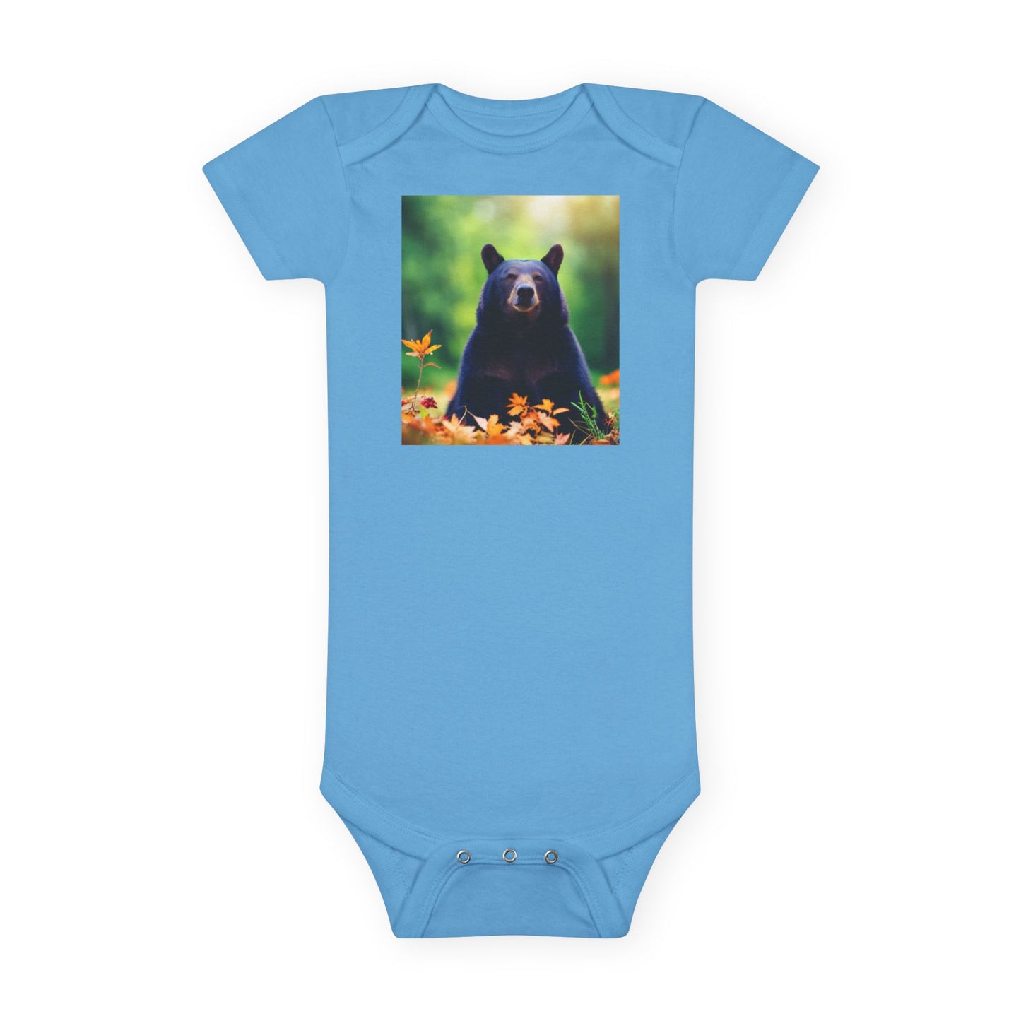 Baby Short Sleeve Onesie® (Black Bear)