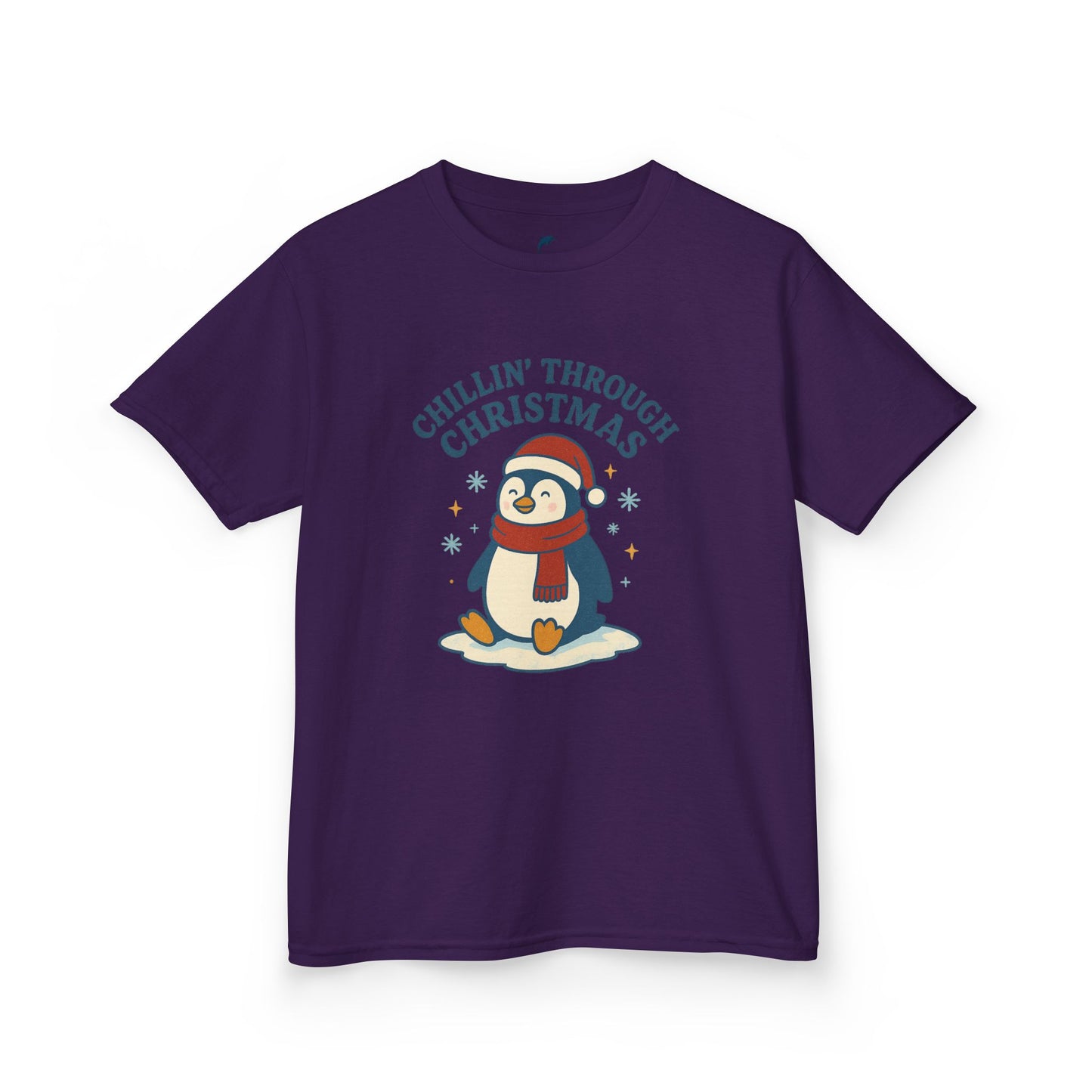 Chillin’ Through Christmas Penguin Kids Tee