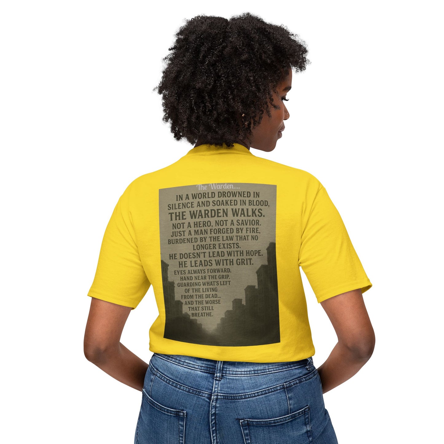 Lone Warden – Code of the New World Tee