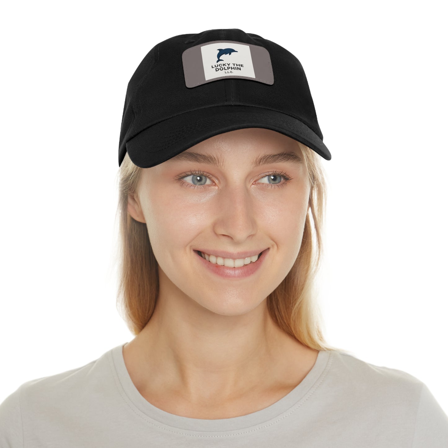 Lucky the Dolphin LLC Signature Logo Hat – Classic Comfort, Bold Style