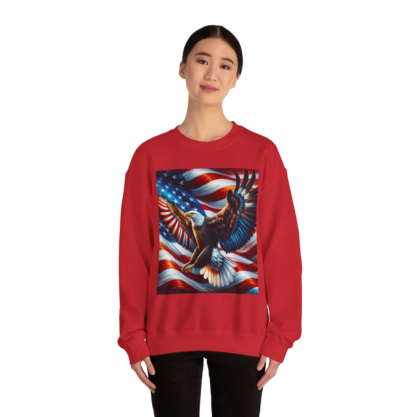 Unisex Heavy Blend™ Crewneck Sweatshirt (Eagle)