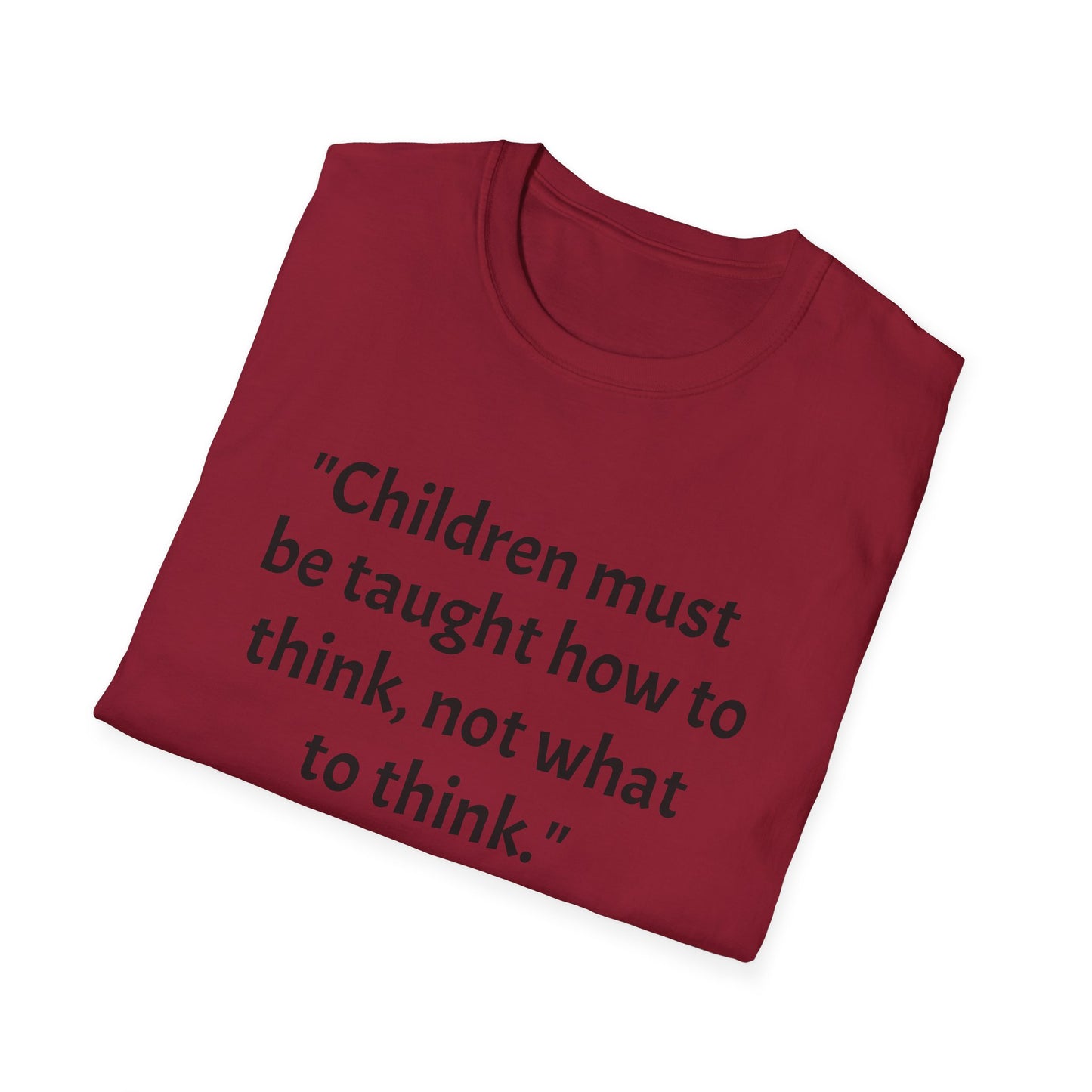 Unisex Softstyle T-Shirt (How to think)