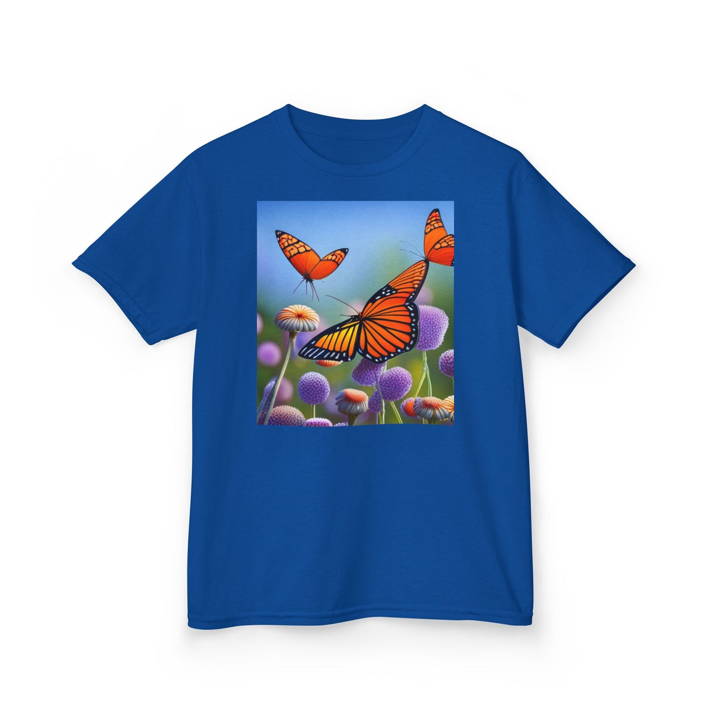 Kids Heavy Cotton™ Tee (Monarch Butterfly)