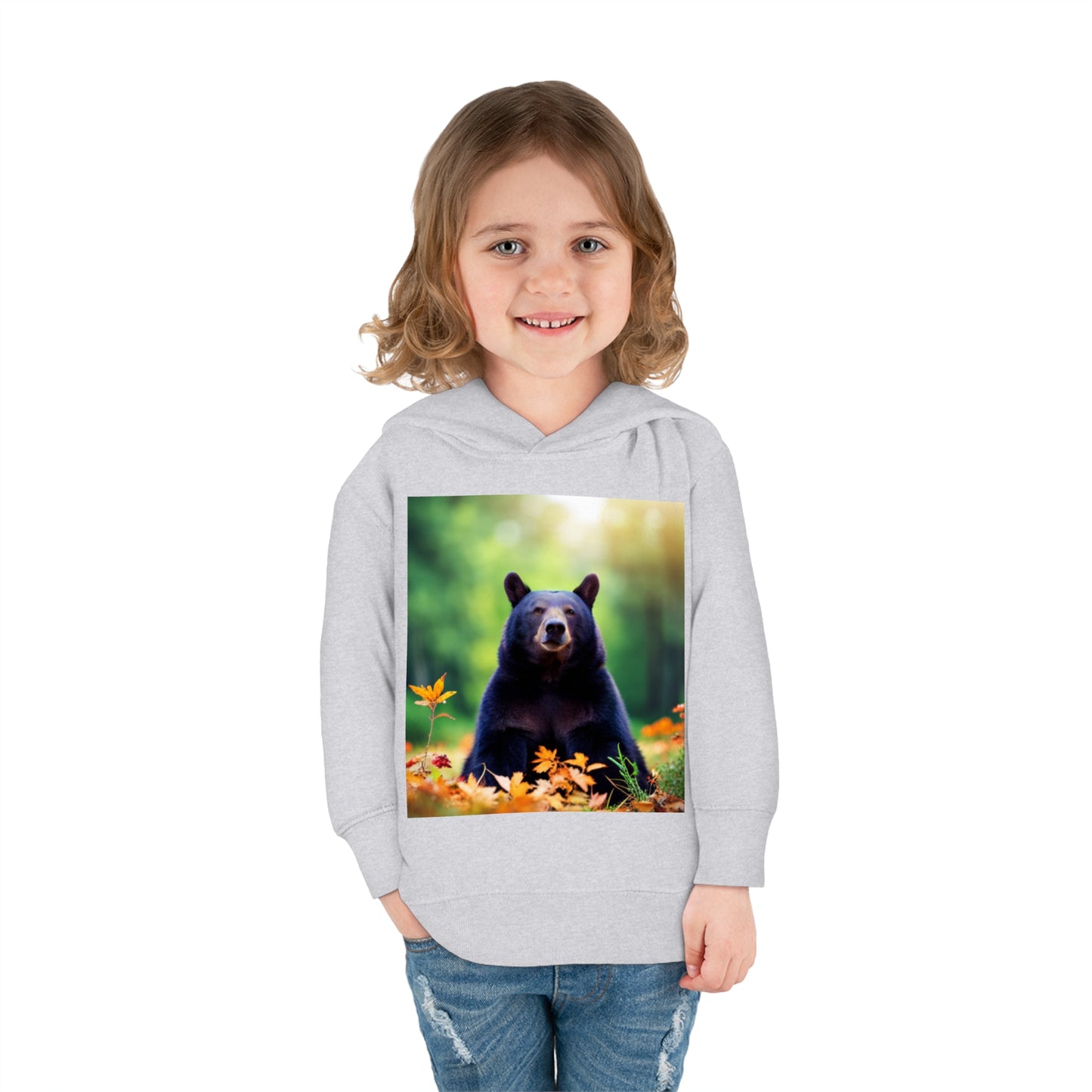Toddler Pullover Fleece Hoodie (Bear)