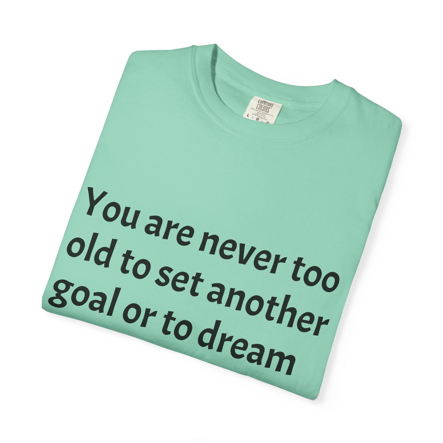 Unisex Garment-Dyed T-shirt (Set a Goal/Dream)