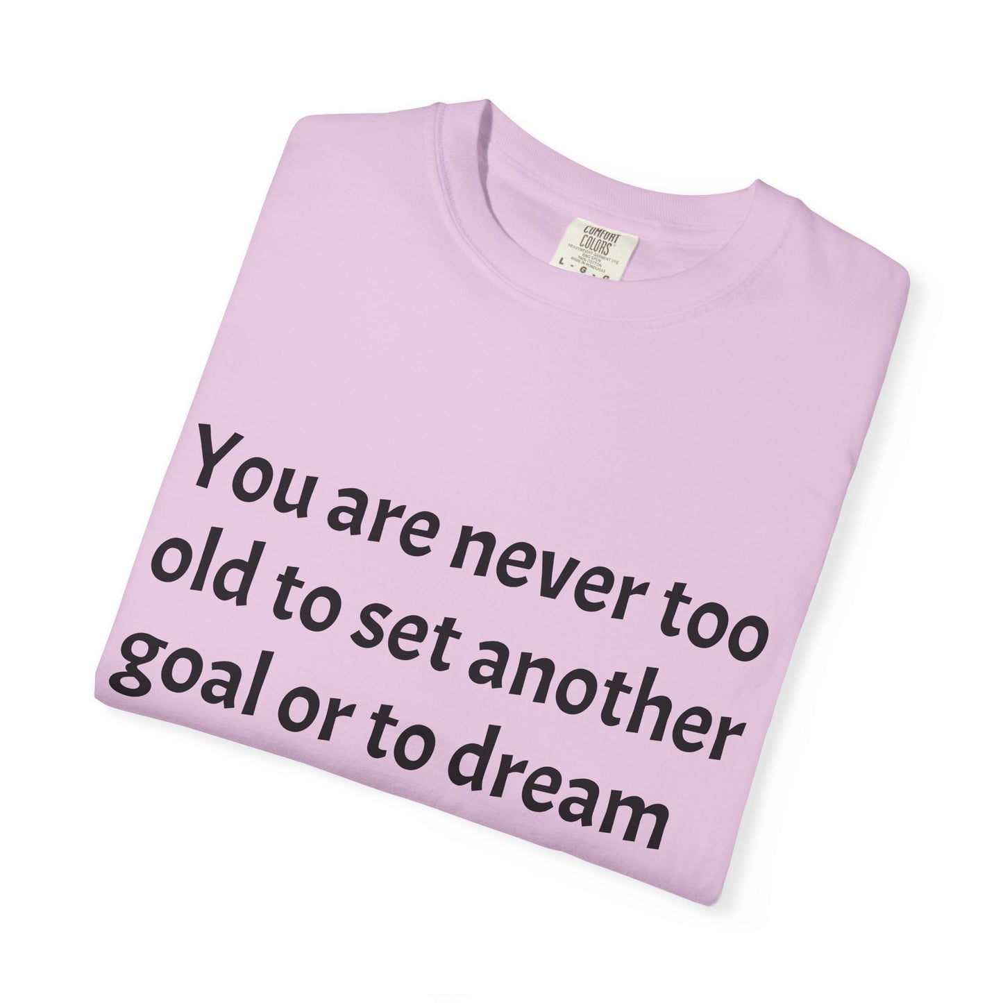 Unisex Garment-Dyed T-shirt (Set a Goal/Dream)