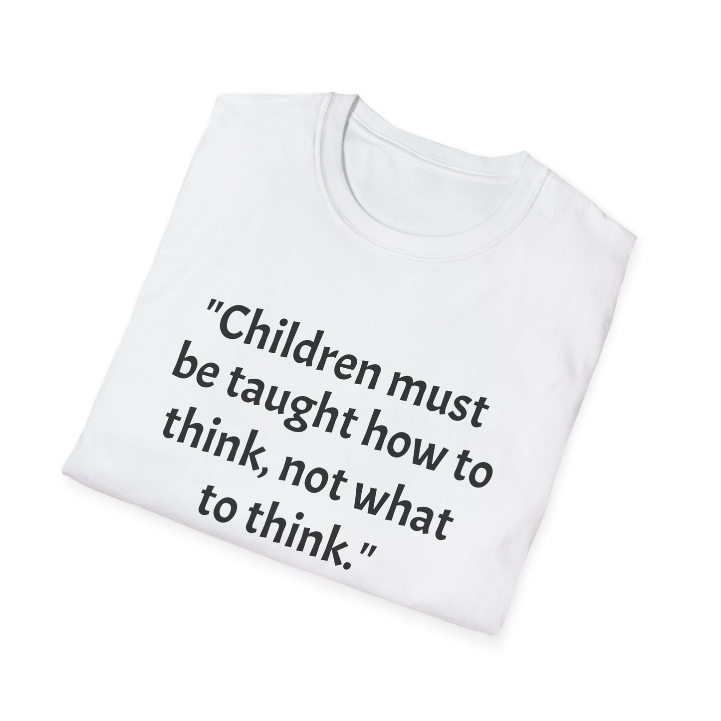 Unisex Softstyle T-Shirt (How to think)
