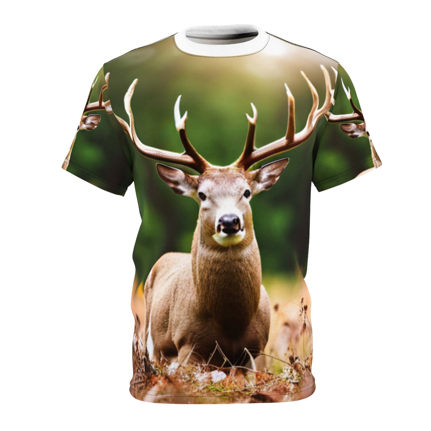 Unisex Cut & Sew Tee (AOP) (Buck/Deer)